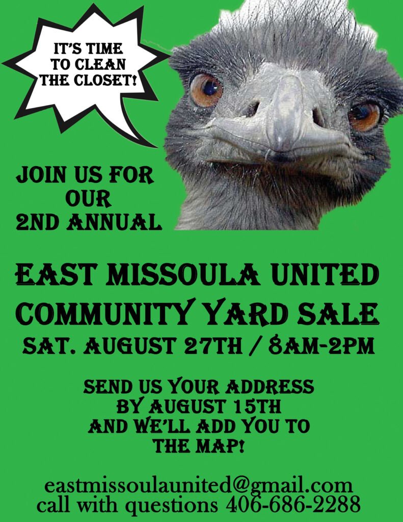 2022 Yard Sale Flyer